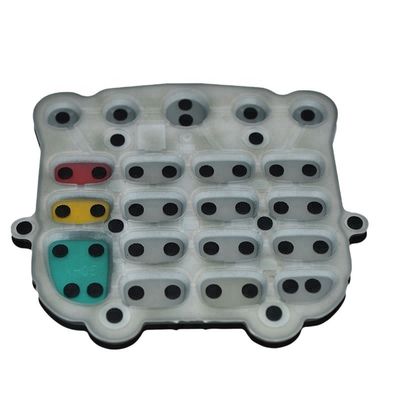 Silk Screen Printing Rubber Button Cellphone Keypad