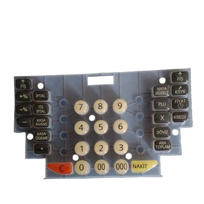 Epoxy Coated Hardtop Keypads Made of 100% Pure Silicone for Custom Applications