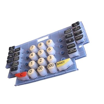 Custom Silicone Rubber Keypad with Epoxy Coating Hardtop