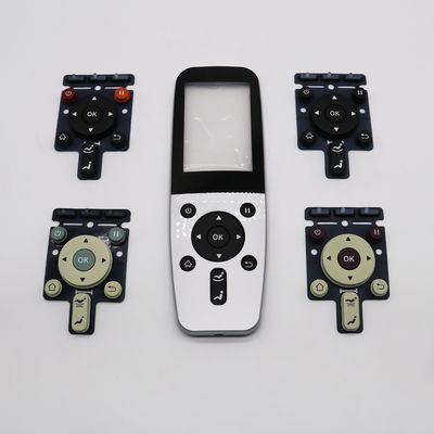 Silk Screen Printed Silicone and PC Custom Massager Chair Keypad with Colorful Keycaps