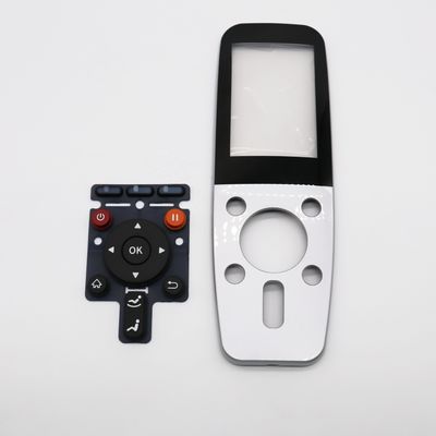 Silk Screen Printed Silicone and PC Custom Massager Chair Keypad with Colorful Keycaps