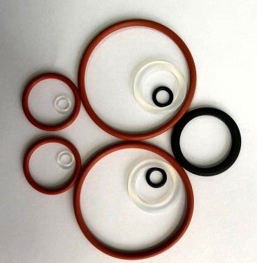 Custom Silicone Rubber Sealing O Rings 30-80 Shore A