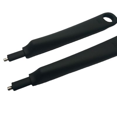 Custom Black Silicone Rubber Heat-Resistant Pot Handle with Metal Strength and Grip