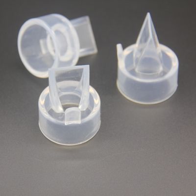 Custom Made Silicone Rubber Transparent Duckbill Valve for Breast Pump