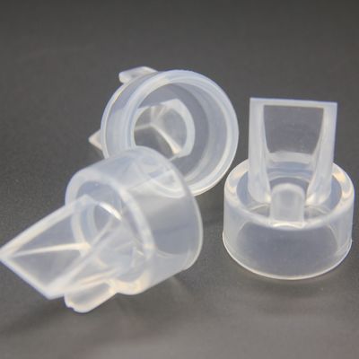 Custom Made Silicone Rubber Transparent Duckbill Valve for Breast Pump