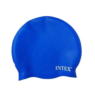 Cutting Service Black Silicone Rubber Soft Printing Swim Cap with Customization