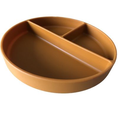 Food Grade 100% Pure Silicone Custom Dinner Suction Plates Heat-Resistant Round Dish