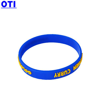 Other Regional Feature Custom Blue Round Silicone Rubber Cool Bracelet