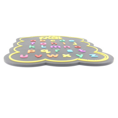 Cutting Processing Service OEM Silicone Label Rubber Raised Logo Colored Tag Signage