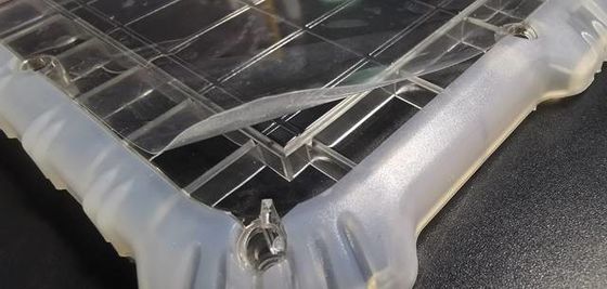 Silicone Overmolding Liquid Silicone Rubber Overmold On High Transparent Housing Silicone Clear Case
