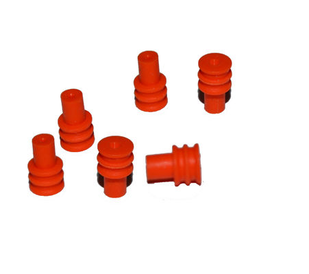 Silicone Connector Wire Seal Custom Silicone Single Wire Seals Rubber Seal Plug