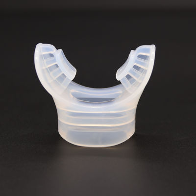 Customize Silicone Rubber Black Transparent Color Mouthpiece Diving Mouthpiece
