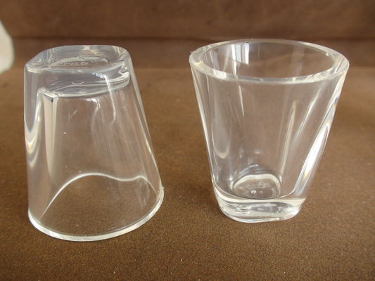 Personaliza la taza de silicona de alta transparencia Taza de vino de silicona líquida