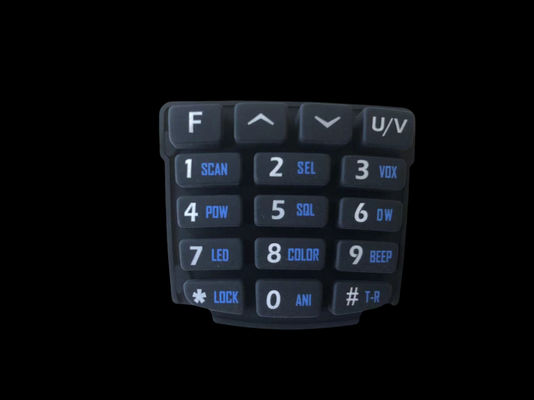 Custom Silicone Rubber Keypad Interpone Keypad Intercom Button