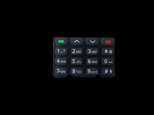 Custom Silicone Rubber Keypad Interpone Keypad Intercom Button