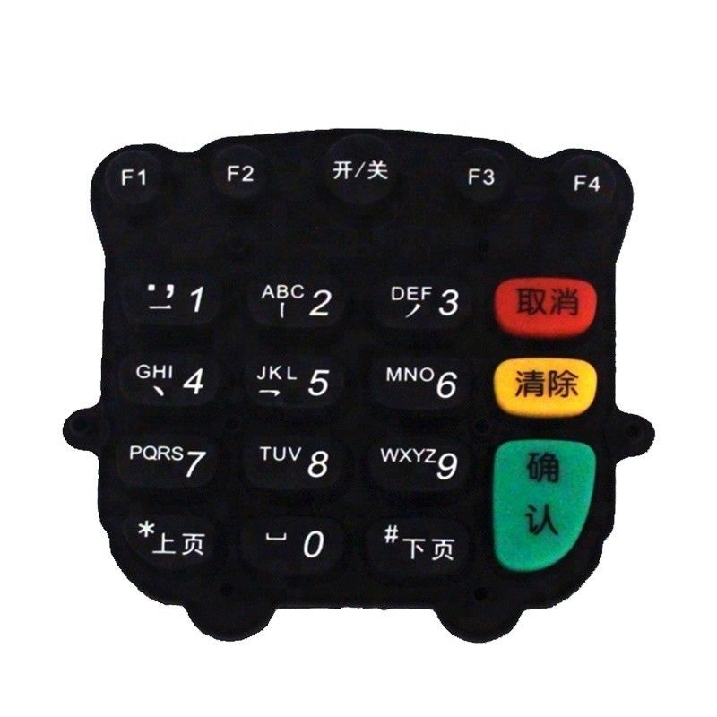 Cutting OEM Silicone Rubber Pos Keypad Switch for Custom Numeric POS Machine Buttons