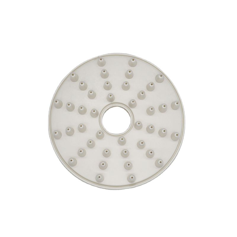 Silicone White Color Water Saving Shower Head Replacement for Medical Machinery Products